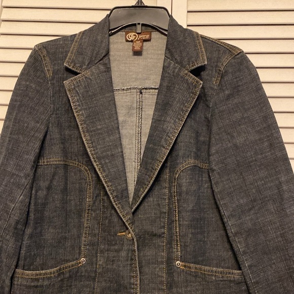 Jeans by Rafaela Denim Jean Jacket Size 12 P - Picture 3 of 5